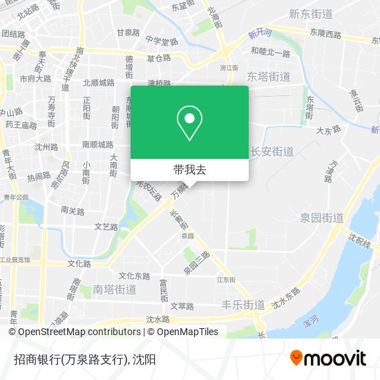 招商银行(万泉路支行)地图
