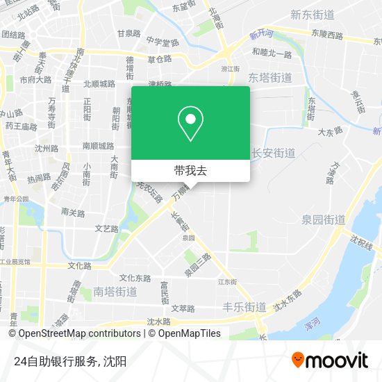 24自助银行服务地图