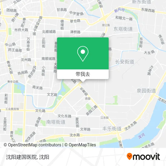 沈阳建国医院地图