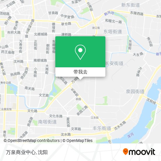 万泉商业中心地图