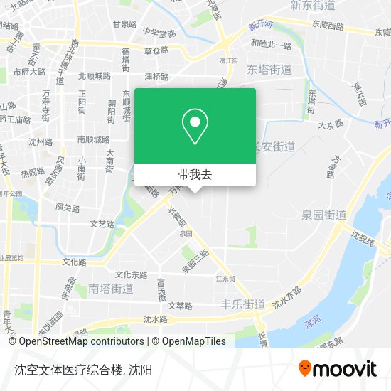 沈空文体医疗综合楼地图