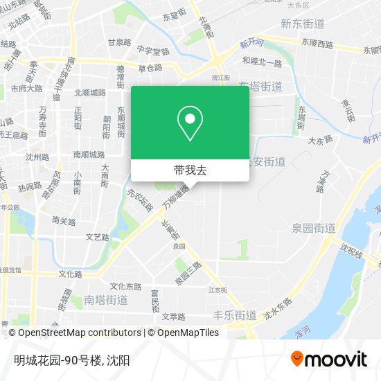 明城花园-90号楼地图