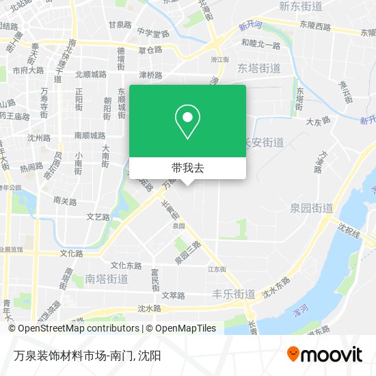 万泉装饰材料市场-南门地图