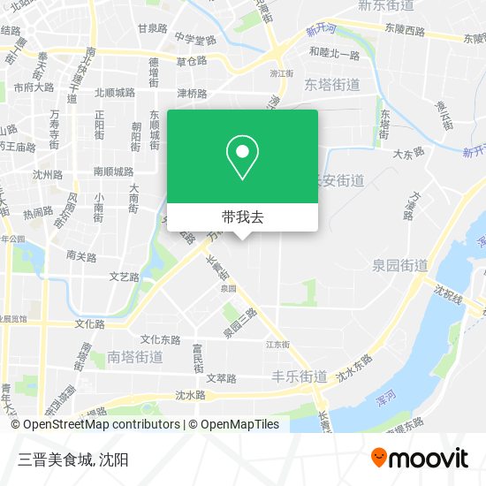 三晋美食城地图