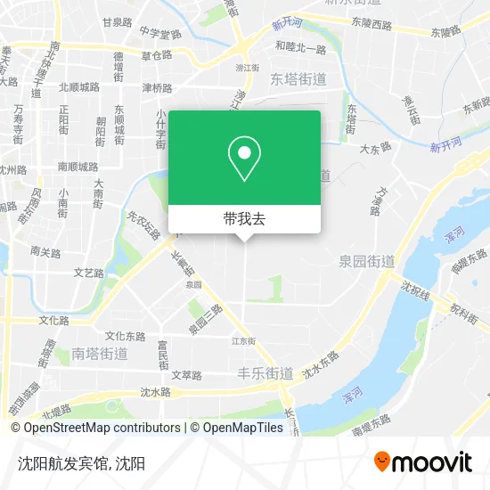 沈阳航发宾馆地图