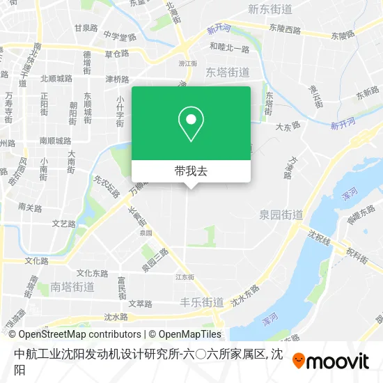 中航工业沈阳发动机设计研究所-六〇六所家属区地图