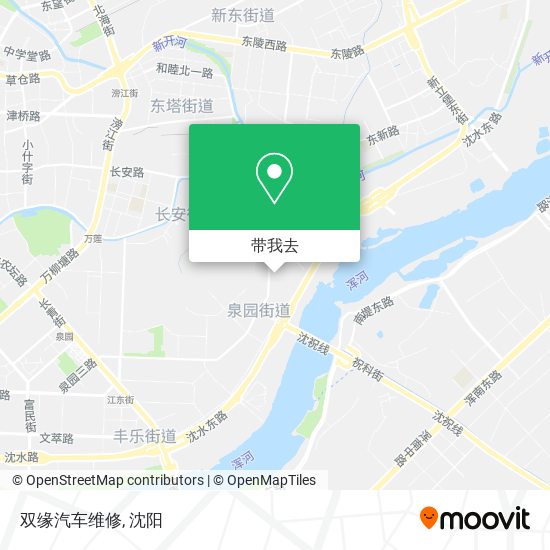 双缘汽车维修地图