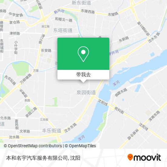 本和名宇汽车服务有限公司地图