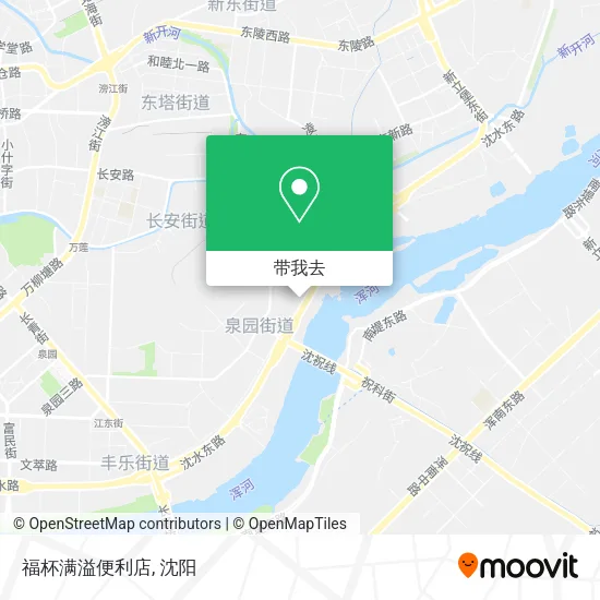 福杯满溢便利店地图