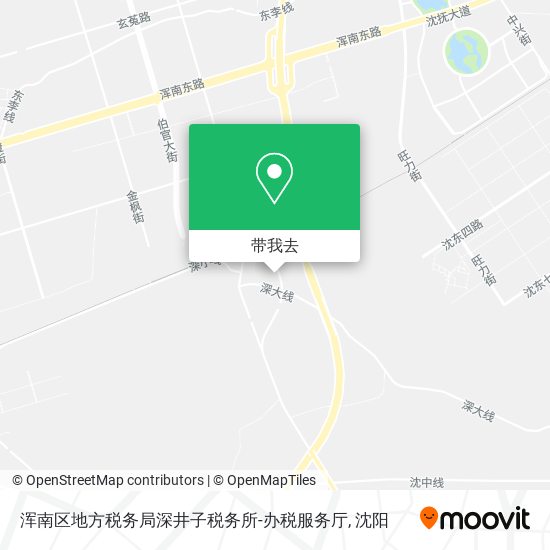 浑南区地方税务局深井子税务所-办税服务厅地图