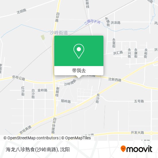 海龙八珍熟食(沙岭南路)地图