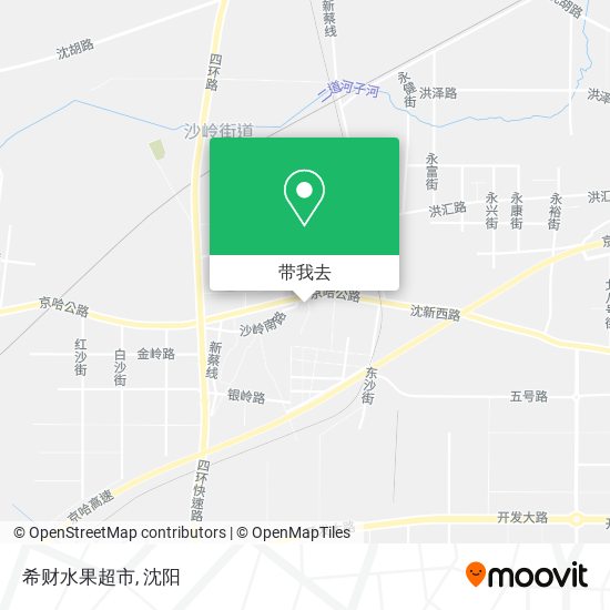 希财水果超市地图