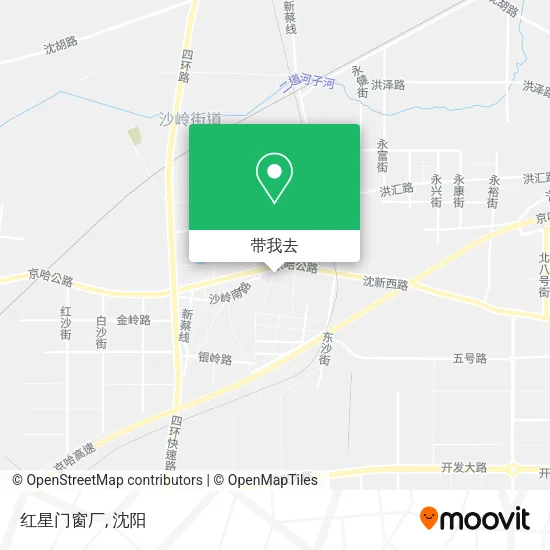 红星门窗厂地图