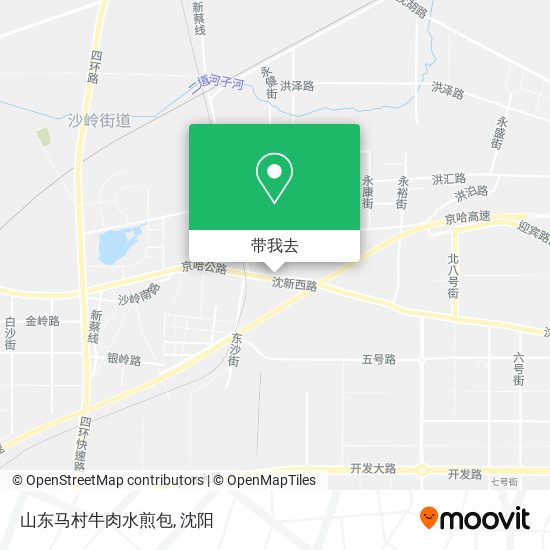山东马村牛肉水煎包地图