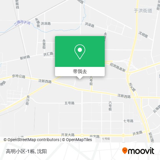 高明小区-1栋地图