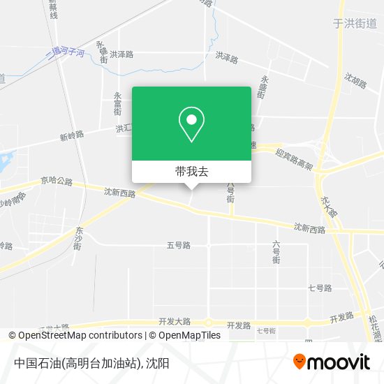 中国石油(高明台加油站)地图