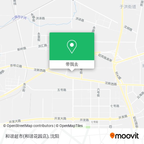 和谐超市(和谐花园店)地图