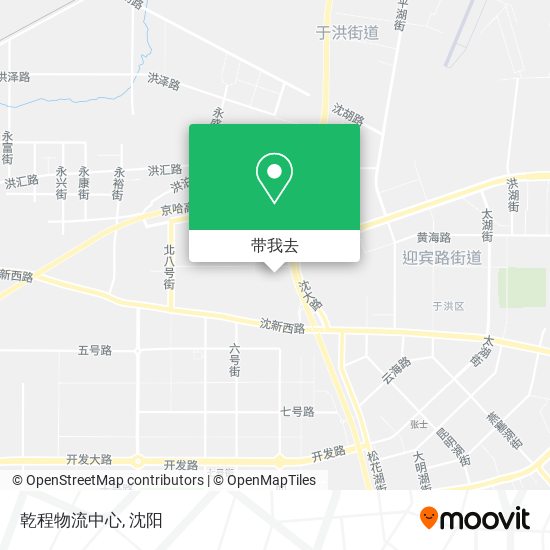 乾程物流中心地图
