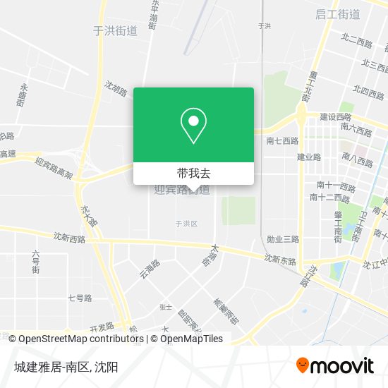 城建雅居-南区地图