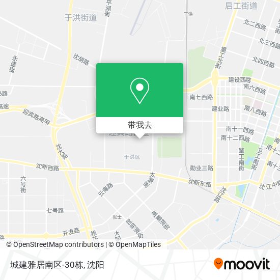 城建雅居南区-30栋地图