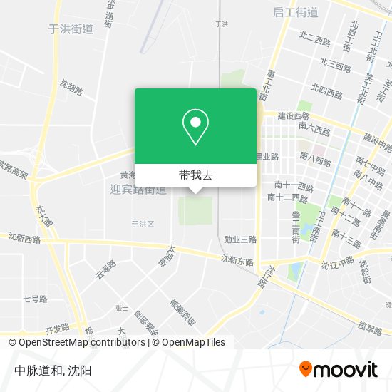 中脉道和地图