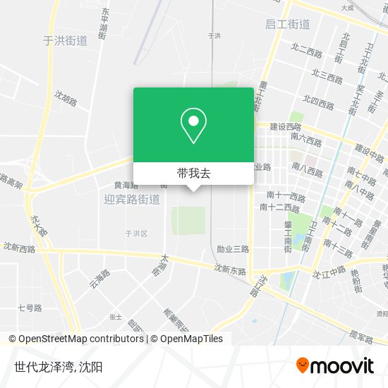 世代龙泽湾地图