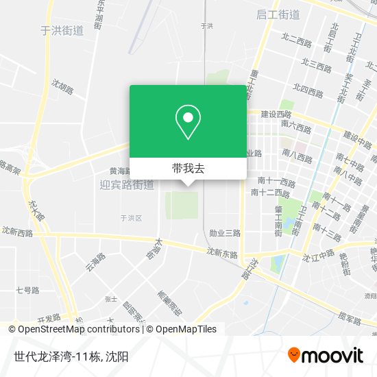 世代龙泽湾-11栋地图