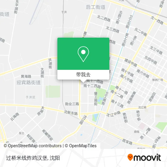 过桥米线炸鸡汉堡地图