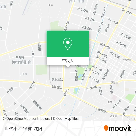 世代小区-16栋地图