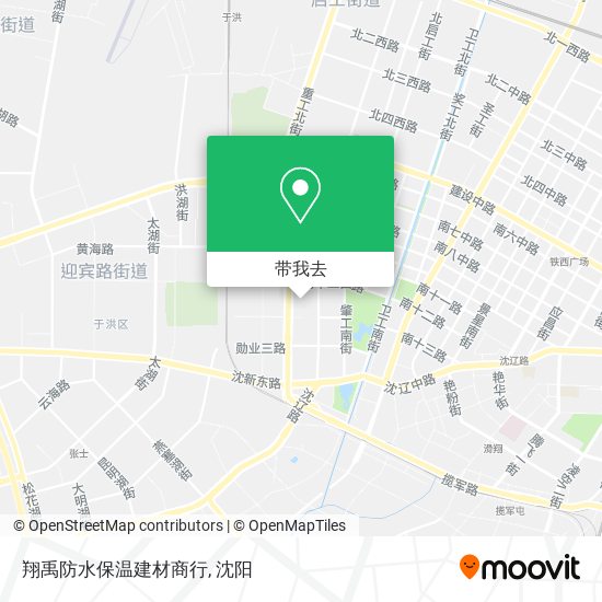 翔禹防水保温建材商行地图
