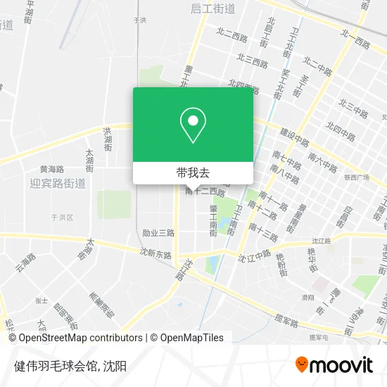 健伟羽毛球会馆地图