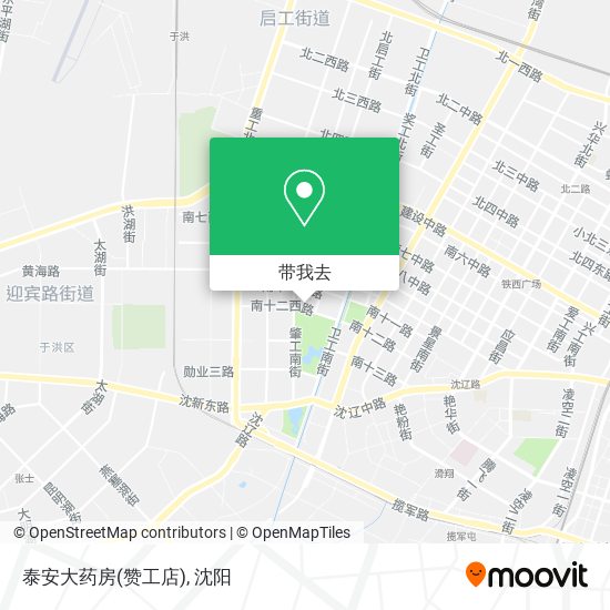 泰安大药房(赞工店)地图