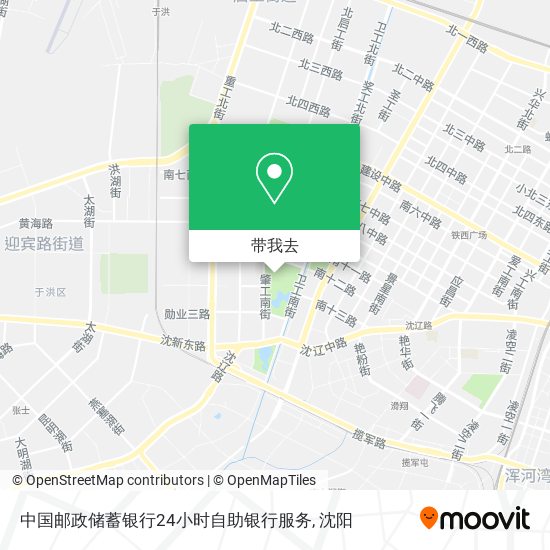 中国邮政储蓄银行24小时自助银行服务地图
