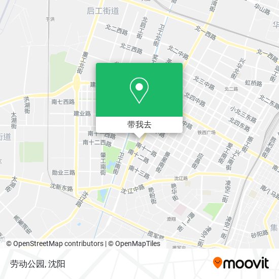劳动公园地图