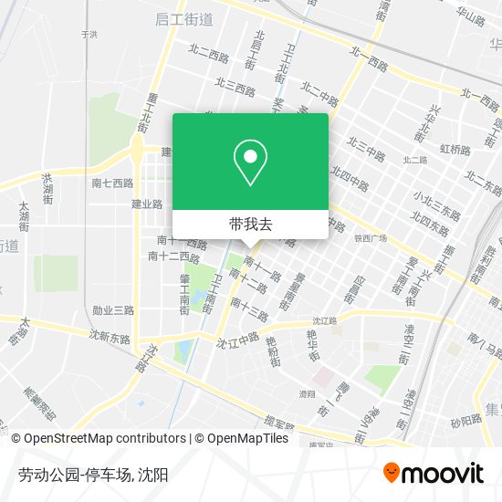 劳动公园-停车场地图