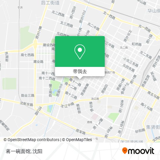 蒋一碗面馆地图