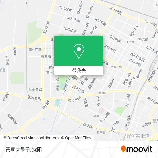 高家大果子地图