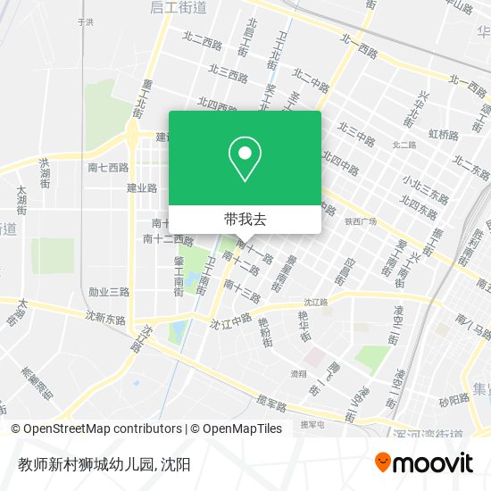 教师新村狮城幼儿园地图