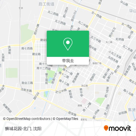 狮城花园-北门地图