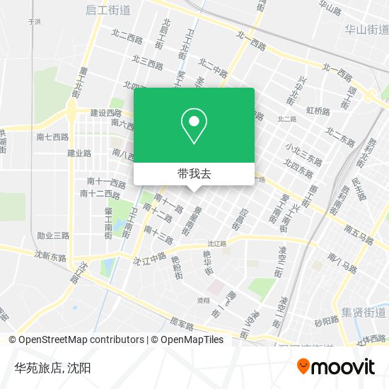 华苑旅店地图