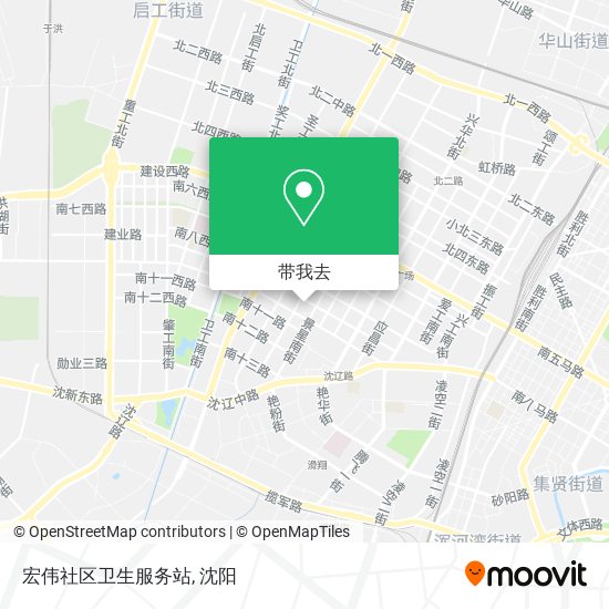 宏伟社区卫生服务站地图