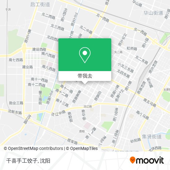 千喜手工饺子地图