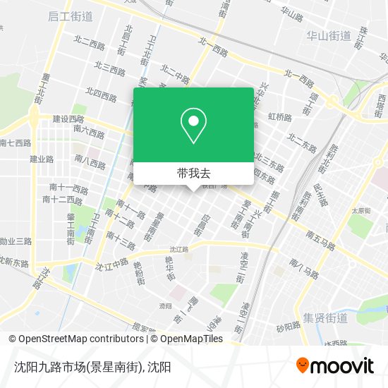 沈阳九路市场(景星南街)地图