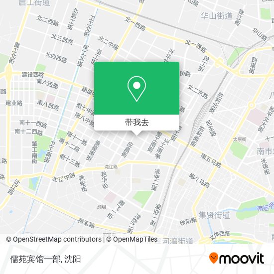 儒苑宾馆一部地图