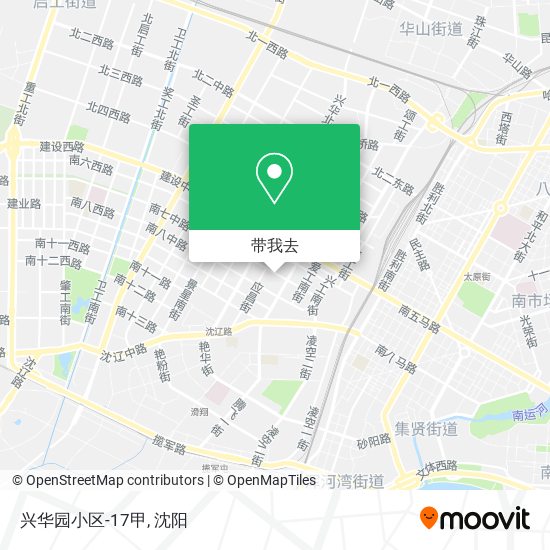 兴华园小区-17甲地图