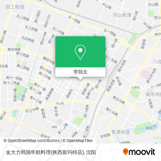 金大力韩国年糕料理(铁西新玛特店)地图