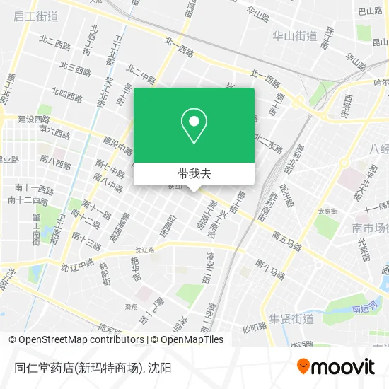 同仁堂药店(新玛特商场)地图