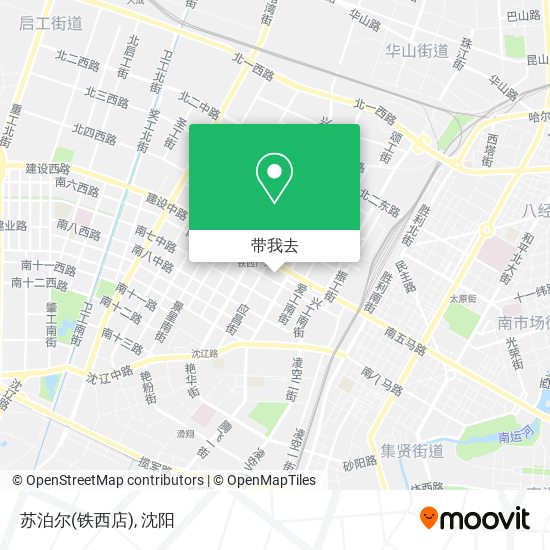 苏泊尔(铁西店)地图