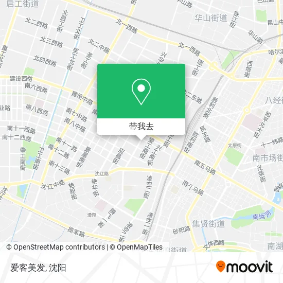 爱客美发地图