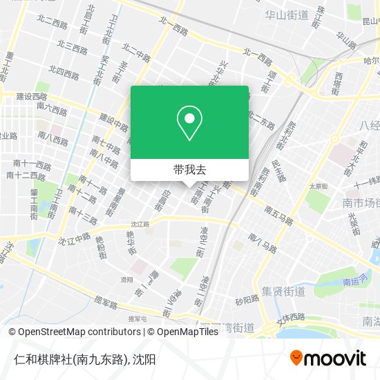仁和棋牌社(南九东路)地图
